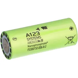 A123 Einzelzelle 3,3v 2500mah B-grade Anr26650m1b