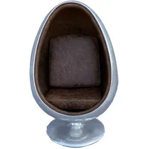 JV Möbel Couch Leder 1-Sitzer Braun