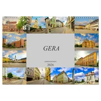 Calvendo Gera Impressionen (Wandkalender 2026 DIN A3 quer), CALVENDO