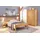 Home Affaire Massivholzbett HOME AFFAIRE "Bolton", beige (natur gebeizt, gewachst), B:98,5cm H:95cm L:208cm, Betten, Massivholzbett, aus massivem Kiefernholz, in unterschiedlichen Größen und Farben