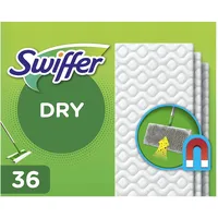 Antikal Swiffer Staubfänger, Nachfüllpackungen, Trockentücher, 36 Reinigungstücher, für Swiffer-Mopp,