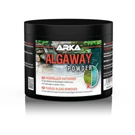 Arka Algenvernichter Teich 500 g – gegen Fadenalgen für klares Wasser im Gartenteich – kupferfrei, schonend und vorbeugend bei regelmäßigem Einsatz – ARKA Pond Algaway Powder