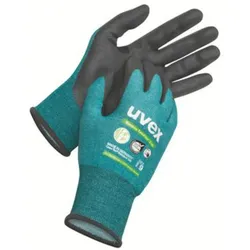 Uvex Bamboo TwinFlex D xg Schnittschutzhandschuh (Touchscreen-Eignung) - 10 Paare grün 7 - 6009007 - grün
