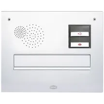 RENZ Frontplatte eckig, 360 x 280 mm, silber eloxiert