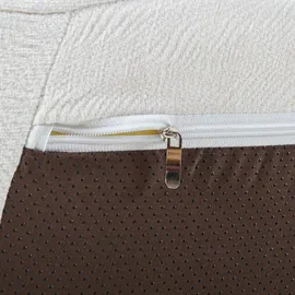 [en.casa] Bodensessel Kodsø Polyester 75 x 90 x 100 cm Beige