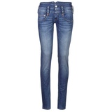 Herrlicher Slim-fit-Jeans PITCH SLIM Organic Vintage-Style mit Abriebeffekten