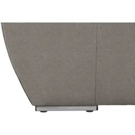DOMO collection 3-Sitzer DOMO COLLECTION "Lagoa, moderne Sitzheftung, bequem und komfortabel", braun (schlamm), B:232cm H:76cm T:96cm, Sofas, frei im Raum stellbar, in großer Farbauswahl