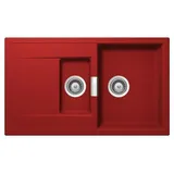 Schock Mono D-150 Unterbau reversibel rouge inkl. Schneidebrett (MOND150UROU)