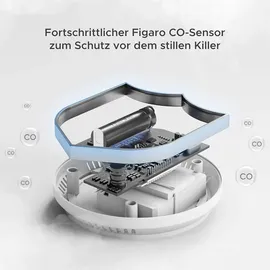 X-Sense CO-Melder CO03D-W Weiß 1er Set
