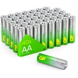 GP Super Mignon (AA)-Batterie Alkali-Mangan 1.5V 40St.