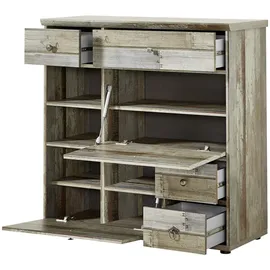 Stella Trading Schuhschrank in Driftwood-Nachbildung