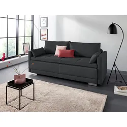 INOSIGN Schlafsofa Berlin Grau (anthrazit)
