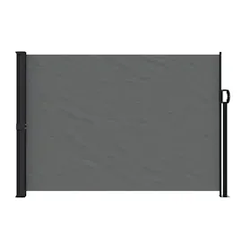 vidaXL Seitenmarkise 140 x 600 cm Grau Polyester