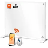 Kesser KESSER® Infrarotheizung Energiesparend 2in1 Standgerät & Wandmontage Elektroheizung mit Fernbedienung Thermostat & App-Steuerung Timer Elektrisch Heizpaneel Heizung Konvektor Standfüße