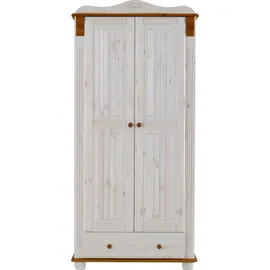 Home Affaire »Adele«, (4 Breiten: 92/130/169/207 H/T ca. 191/54 cm), aus massiver Kiefer,Spiegel beim 4-und 5-trg.Schrank, Innenausstattung