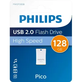 Philips USB 2.0 128GB Pico Edition Sunrise Orange