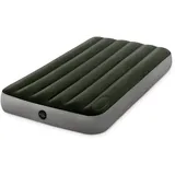 Intex Downy Fiber-tech Einzelbett Mit Fußpumpe Matratze - Green / Grey - 99 x 25 cm
