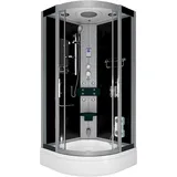 AcquaVapore Dampfdusche Duschtempel Sauna Dusche Duschkabine D46-63T2 100x100 cm ohne 2k Scheiben Versiegelung