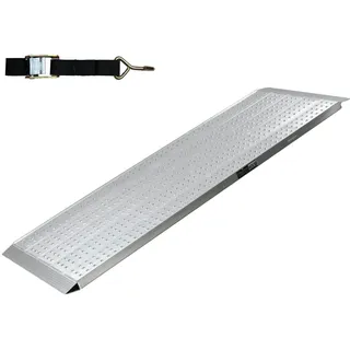 Baumarktplus TRUTZHOLM 1 x Auffahrrampe 200 cm Traglast 540 kg grau Verladerampe