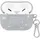 kate spade new york Crystal Pave Silberne AirPods Pro-Schutzhülle mit Schlüsselanhänger, kompatibel mit AirPods Pro 2./1. Generation