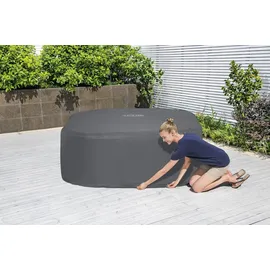 BESTWAY LAY-Z-SPA Xtras EnergySense Thermo-Komplettabdeckung grau 180 x 180 x 71 cm