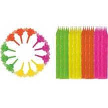 Stylex Geburtstagskerzen-Set 36 St. bunt