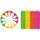 Stylex Geburtstagskerzen-Set 36 St. bunt