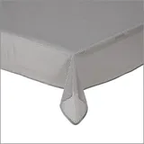 Tischdecke Gartentischdecke Karo Hellgrau 130x220 cm Outdoor Weichschaum PVC rechteckig Terrasse Garten rutschfest wetterfest