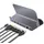Logilink UA0408 USB-C® Dockingstation mit USB PD (PowerDelivery 100W) aus Aluminium, Halterung für Marke Dockingstations: Universal USB-C® Power Delivery