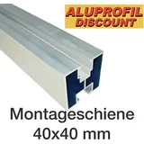 Solarprofil 40x40 Montageprofil Solarschiene 1,2 m