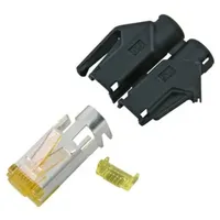 EFB H7642.4-100 RJ45-Hirose Stecker STP, TM31 schwarz, 100 Stück,