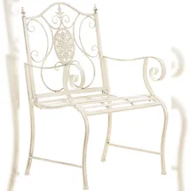 CLP Gartenstuhl Punjab 62 x 62 x 94 cm antik-Creme