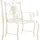 CLP Gartenstuhl Punjab 62 x 62 x 94 cm antik-Creme