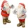 Boltze Fensterhänger Santa Nikolaus H.28 cm Stückpreis