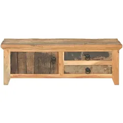 vidaXL Couchtisch 90x50x31 cm Recyceltes Massivholz