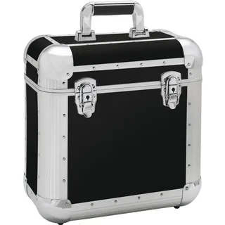Reloop 60 Record Case black - klassisches Platten Case, äußerst robuste Konstruktion, Deckel abnehmbar, Schaumstoffpolsterung, schwarz