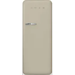 SMEG Kühlschrank "FAB28RDPP5", D (A-G), silber (beige), Rechtsanschlag, Kühlschränke