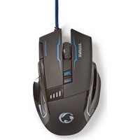 Nedis Xyawul Gaming Mouse, schwarz, USB (GMWD300BK)