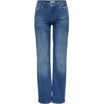 Only Blush Jeans Straight Fit in mittelblauer Waschung-L-L32