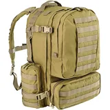 Defcon 5 Modular Rucksack 60L Braun