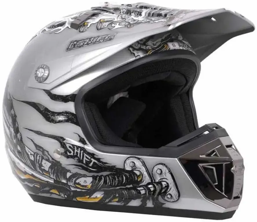 Shift Agent Pipes Offroad-helm - Grey - L