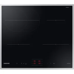 SAMSUNG Induktions-Kochfeld "NZ64B4015HK/U1", schwarz, B:59cm H:4,4cm T:52cm, Kochfelder, Höhe des Kochfelds beträgt nur 44mm & Ideal für ovale Pfannen & Töpfe