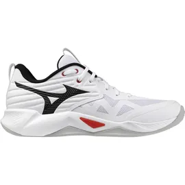 Mizuno Wave Momentum Pro Volleyballschuhe, schwarz, Größe 42 - white/black/fiery red - 42