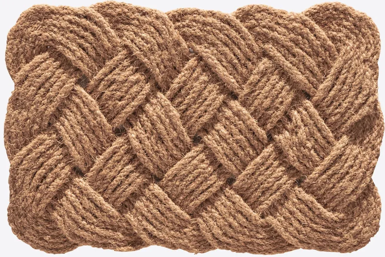 Fußmatte HEINE HOME, beige (natur), B:49cm H:23mm L:72cm, Teppiche, Fußmatte