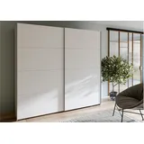 Die Möbelfundgrube Schwebetürenschrank 220 x 210,5 x 61,2 cm Weiß