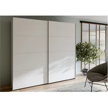 Die Möbelfundgrube Schwebetürenschrank 220 x 210,5 x 61,2 cm Weiß
