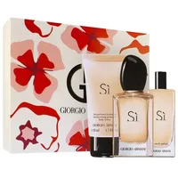 Giorgio Armani Si Eau de Parfum 50 ml + Eau de Parfum 15 ml + Body Lotion 50 ml Geschenkset