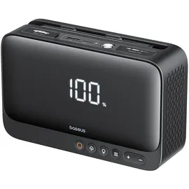 Baseus Multifunktionaler Jumpstarter BS-CH013: 600A 6000mAh Powerbank Kompressor / / Schwarz