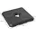 Outsunny Schirmständer 4-tlg. HDPE 100 x 100 x 9,5 cm Schwarz
