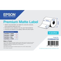 Epson Endlosetiketten Premium Matte, 102x76mm, weiß, 1 Rolle (C33S045723)